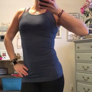 Athleta bluish dark gray tank